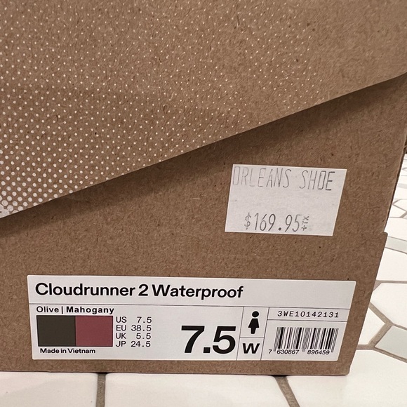 On Women's Cloudrunner 2 Waterproof - Picture 8 of 9